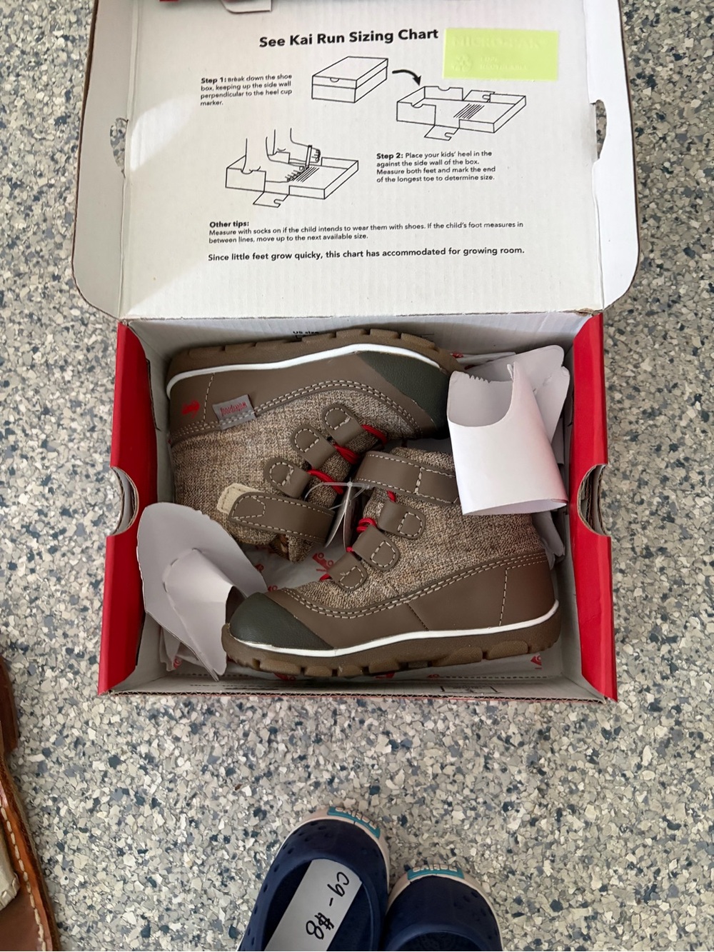 See Kai Run Brown and Olive Kids Hiking Boots